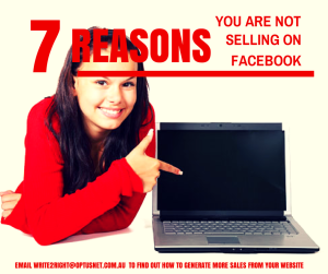 7 reasons you dont sell on Facebook