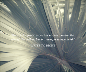 Write to Right - The art of a proofreader
