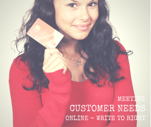 Meeting your client needs online - write to right
