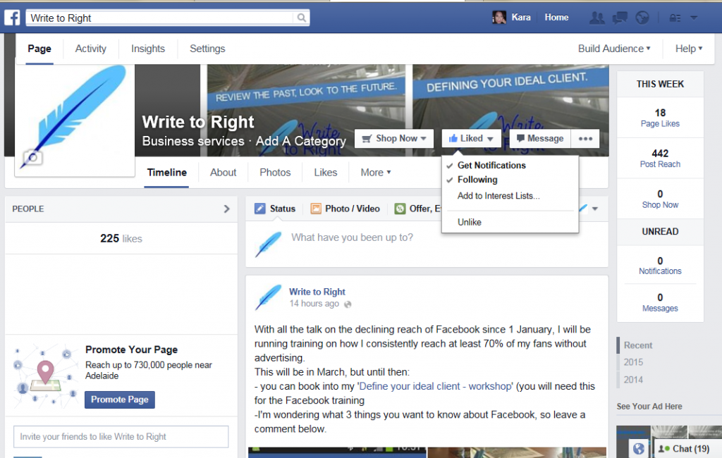 Steps to creating easy Facebook content