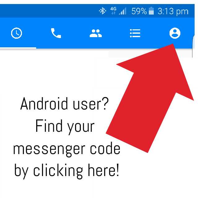 Find Facebook Messenger Code on Android